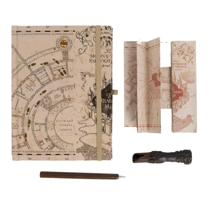 Zestaw Mapa oraz Zeszyt Magiczny Harry Potter Światło Magii Mapa Huncwotów  .jpg