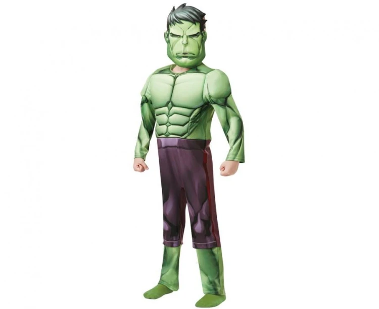 Zestaw dla dzieci Hulk Przebranie Strój Kostium Maska Kombinezon rozm. S