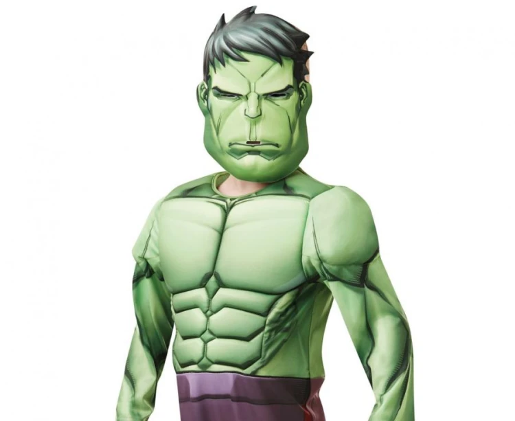 Zestaw dla dzieci Hulk Przebranie Strój Kostium Maska Kombinezon rozm. S