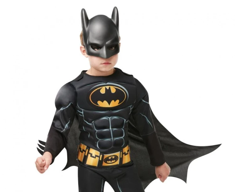 Zestaw dla dzieci Batman Przebranie Strój Kostium rozm. 3-4 lata