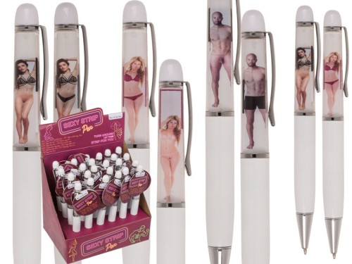 Długopis Rozbierany Zabawny Śmieszny Gadżet Striptiz mix wzorów .jpg