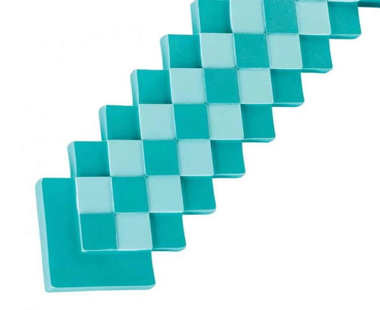 Miecz plastikowy Minecraft licencja Turkusowy 51cm