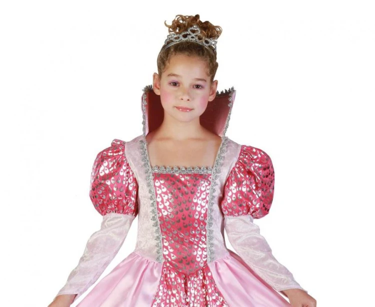 Zestaw dla dzieci Różowa Królowa Przebranie Strój Kostium rozm. 120/130 cm