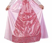 Zestaw dla dzieci Różowa Królowa Przebranie Strój Kostium rozm. 120/130 cm