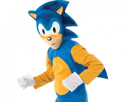 Zestaw dla dzieci Sonic Przebranie Strój Kostium Kombinezon rozm. M