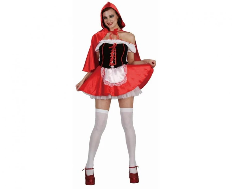 Zestaw dla dorosłych Czerwony Kapturek Przebranie Strój Kostium rozm. S
