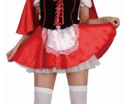 Zestaw dla dorosłych Czerwony Kapturek Przebranie Strój Kostium rozm. S