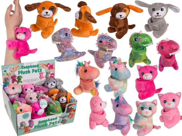 Mięciutka Bransoletka ze Zwierzątkiem Pluszak Maskotka na rękę Tulący się  (1).jpg