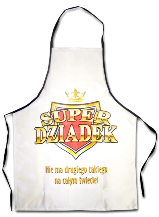 Fartuch Super Dziadek Nie Ma Takiego Drugiego na Świecie fartuszek kuchenny .jpg