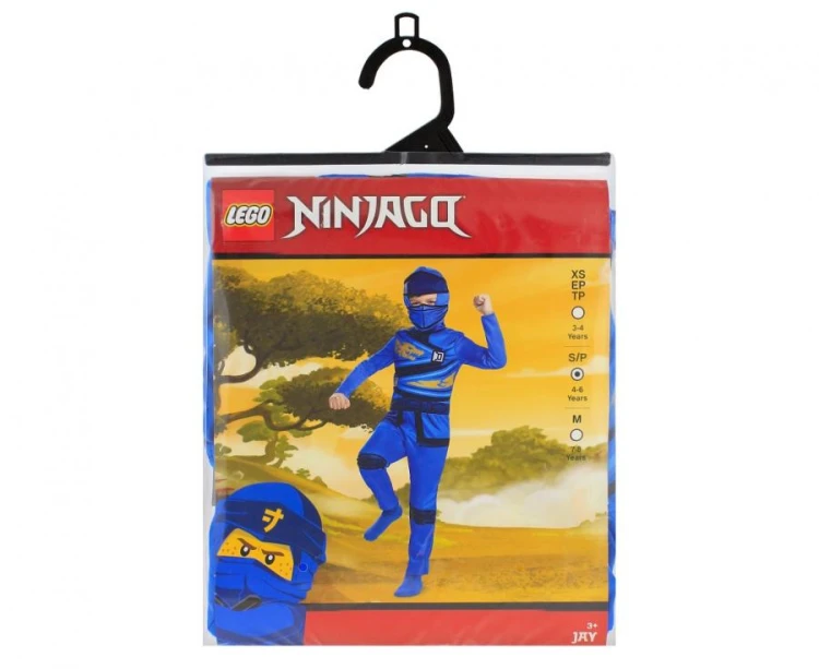 Strój Przebranie Kostium Jay Fancy Lego Ninjago licencja rozm. S (4-6 lat)