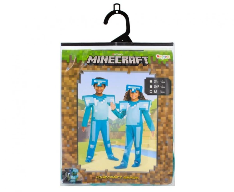 Strój Przebranie Kostium Armor Fancy Minecraft (licencja) rozm. M (7-8 lat)