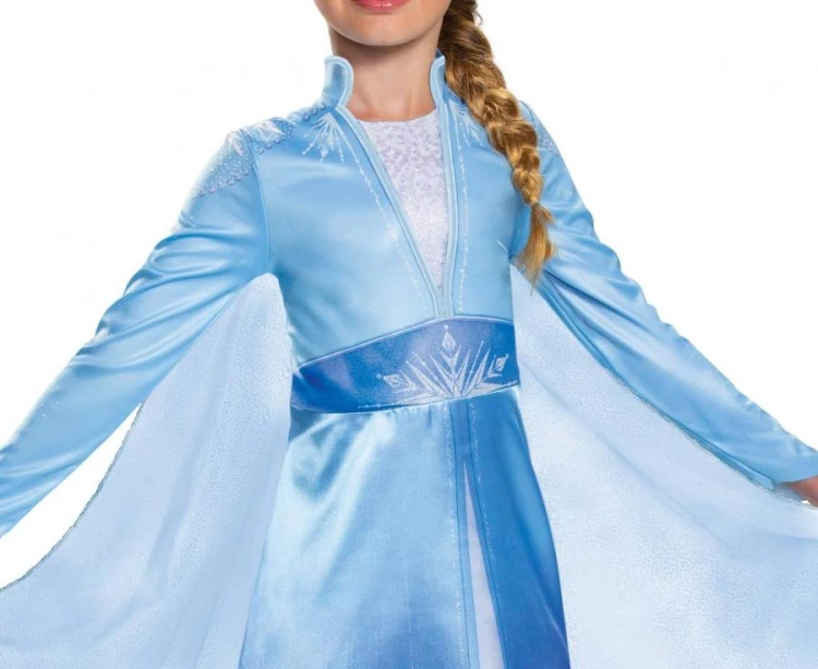 Strój Elsa Classic Przebranie Kostium Kraina Lodu Frozen 2 rozm. XXS 2 lat