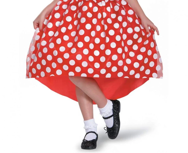 Strój Przebranie Kostium Red Minnie Classic Minnie Mouse rozm. M (7-8 lat)