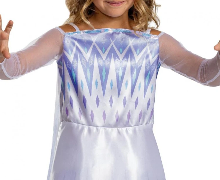 Strój Przebranie Kostium Elsa Snow Queen Basic Frozen 2 rozm. S (5-6 lat)