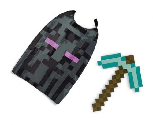 Zestaw Minecraft Przebranie Strój Kostium kilof, peleryna rozm. uniwersalny