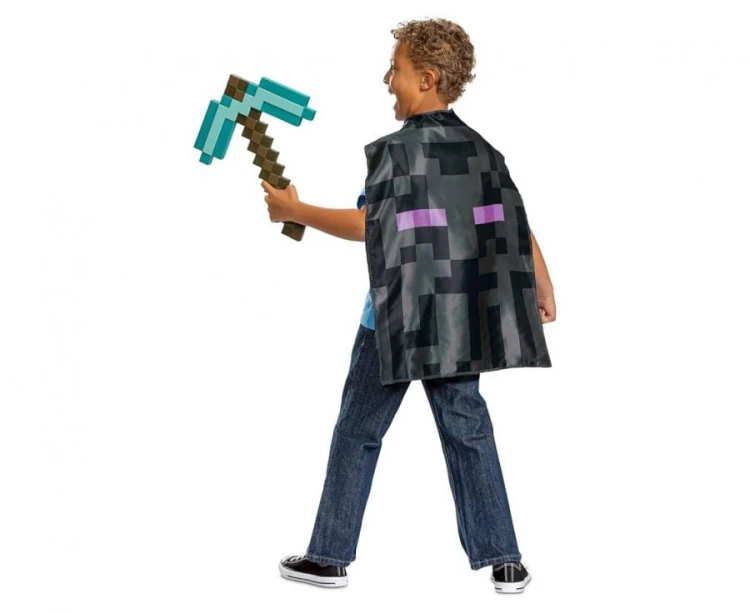 Zestaw Minecraft Przebranie Strój Kostium kilof, peleryna rozm. uniwersalny