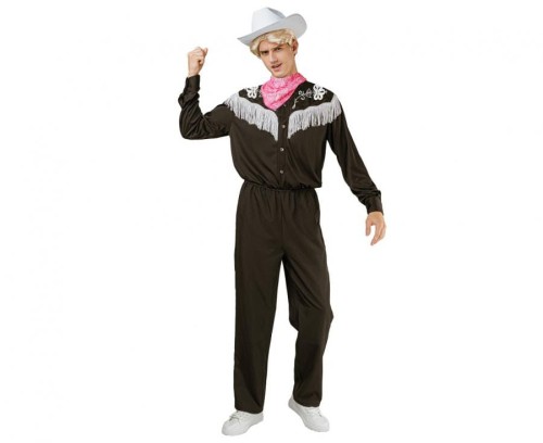 Zestaw dla dorosłych Kowboj (kapelusz, szalik, bluzka), rozm. 56