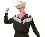 Zestaw dla dorosłych Kowboj (kapelusz, szalik, bluzka), rozm. 56