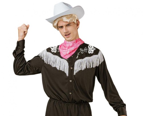 Zestaw dla dorosłych Kowboj (kapelusz, szalik, bluzka), rozm. 56