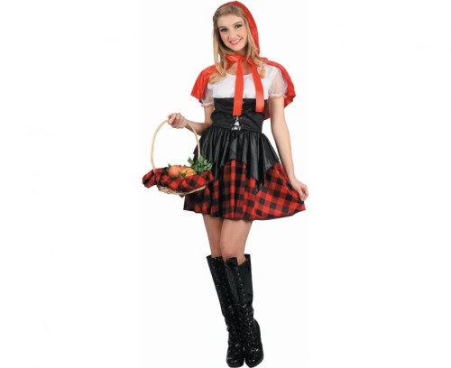 Zestaw dla dorosłych Niegrzeczny Sexy Czerwony Kapturek Sukienka rozm. M