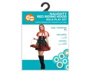 Zestaw dla dorosłych Niegrzeczny Sexy Czerwony Kapturek Sukienka rozm. S