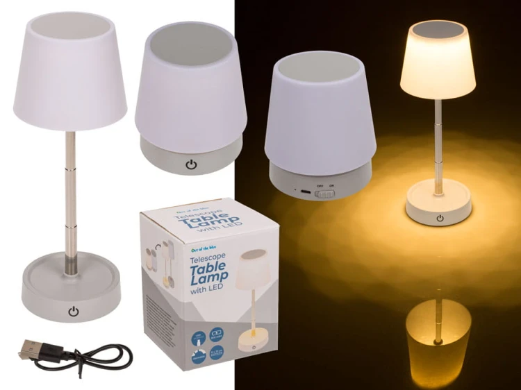 Lampka Teleskopowa LED z regulacją wysokości i konta światła Stojąca biurko 2.jpg