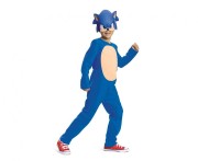 Strój Sonic Basic Przebranie Kostium Kombinezon z maską  rozm. XS (3-4 lat)