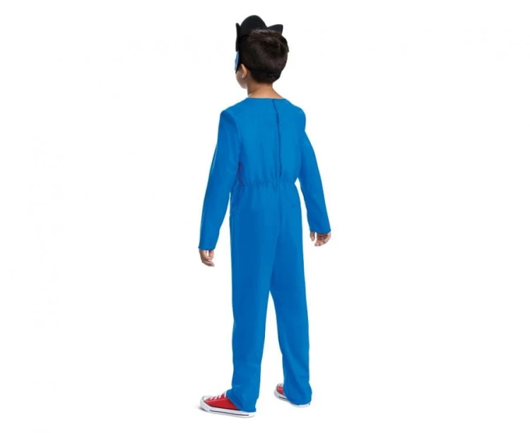 Strój Sonic Basic Przebranie Kostium Kombinezon z maską  rozm. XS (3-4 lat)