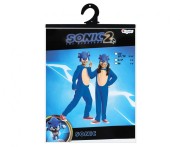 Strój Sonic Basic Przebranie Kostium Kombinezon z maską  rozm. L (10-12 lat)