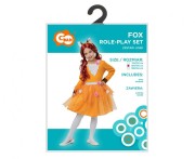 Zestaw dla dzieci Lisek sukienka Przebranie Kostium Strój rozm. 120/130 cm