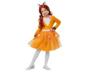 Zestaw dla dzieci Lisek sukienka Przebranie Kostium Strój rozm. 110/120 cm