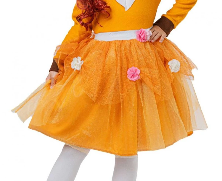 Zestaw dla dzieci Lisek sukienka Przebranie Kostium Strój rozm. 110/120 cm