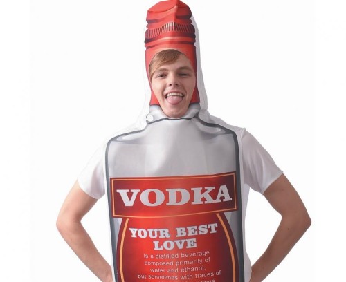 Strój dla dorosłych Vodka Śmieszne Przebranie Wódka Kostium rozm. 56