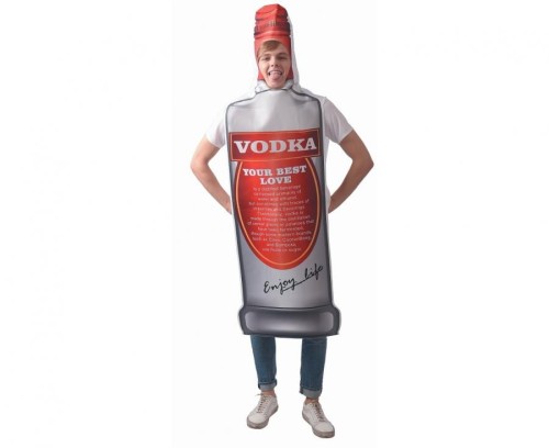 Strój dla dorosłych Vodka Śmieszne Przebranie Wódka Kostium rozm. 52