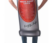 Strój dla dorosłych Vodka Śmieszne Przebranie Wódka Kostium rozm. 52