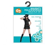 Zestaw dla dorosłych Niegrzeczna Policjantka Przebranie Kostium rozm. S