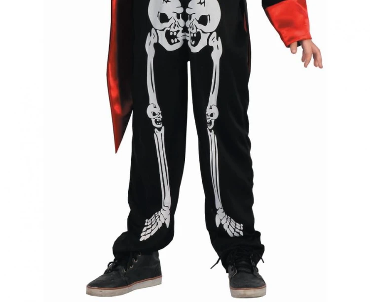 Zestaw dla dzieci Elegancki Kościotrup Przebranie Strój rozm. 130/140 cm