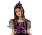 Zestaw dla dzieci Fioletowa Czarownica Przebranie Strój, rozm. 110/120 cm