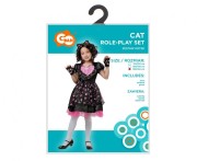 Zestaw dla dzieci Kotek Przebranie Kostium Strój rozm.130/140 cm