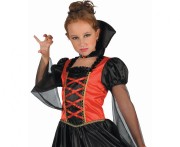 Zestaw dla dzieci Czerwona Wampirzyca Przebranie Strój rozm. 130/140 cm