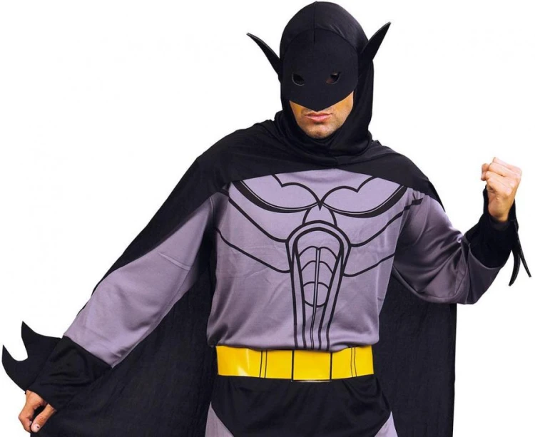 Zestaw dla dorosłych Człowiek Nietoperz Przebranie Kostium Strój rozm. 56