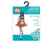 Zestaw dla dorosłych Pomarańczowa Bawarka spódnica na szelkach rozm. S