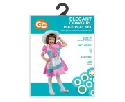 Zestaw dla dzieci Elegancka Kowbojka Przebranie Strój rozm. 92/104 cm