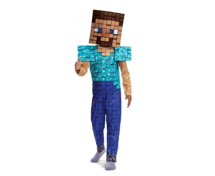Strój Steve Plus Minecraft Przebranie Kostium rozm. S (4-6 lat) licencja