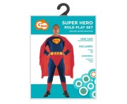 Zestaw dla dorosłych Super Bohater Przebranie Strój Kostium uniwersalny