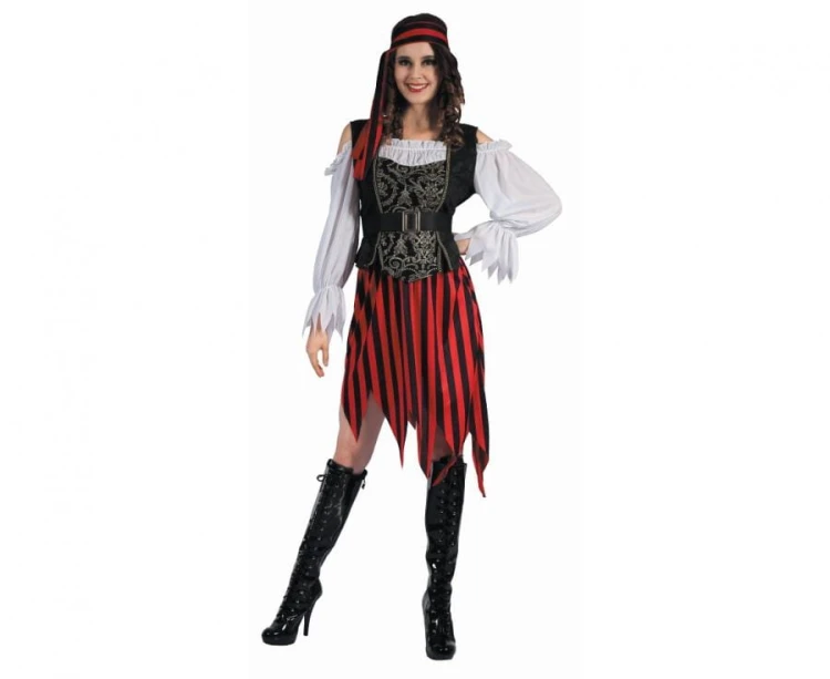 Zestaw dla dorosłych Klasyczna Piratka Przebranie Strój Kostium, rozm. M