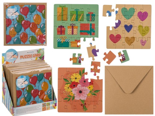 Karta Prezentowa Puzzle w Kształcie Kwadratu Urodzinowa Niespodzianka  (1).jpg
