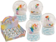 Kula Śnieżna z Brokatem Jednorożec na Chmurce Dekoracja do potrząsania mix  (1).jpg