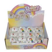 Kula Śnieżna z Brokatem Jednorożec na Chmurce Dekoracja do potrząsania mix  (4).png