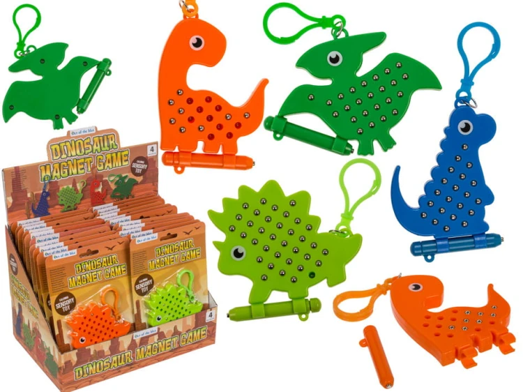 Mini Gra Magnetyczna z Brelokiem Dinozaur Kieszonkowa Zabawa dla Dzieci  (1).jpg